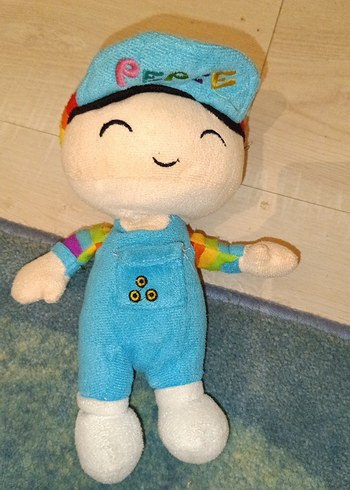 Renkli Şapkalı Peluş Oyuncak