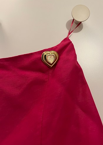 Düğmeli Mini Pembe Kadın Ceket ADL - Görsel 7