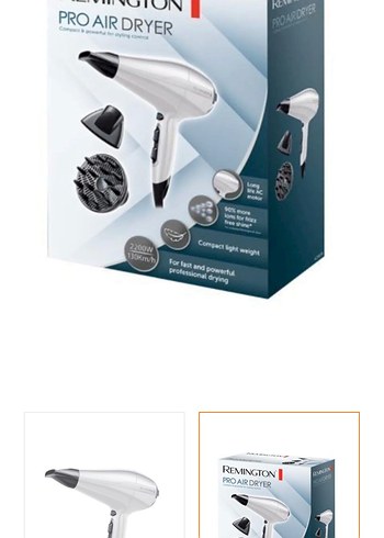 Remington Remington Beyaz Saç Kurutma Makinesi