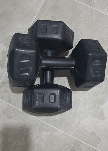  2 adet 5 kg dumbel