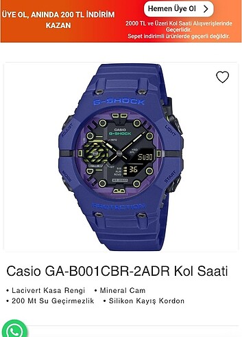 Casio g-shock erkek saat