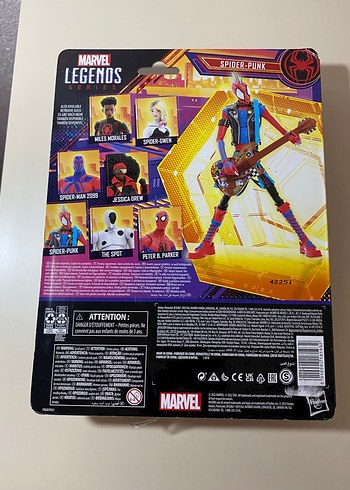 Marvel Legends Spider-Punk Aksiyon Figürü