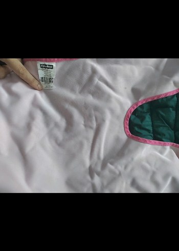 Baskılı Pembe Bebek Önlüğü - Görsel 2