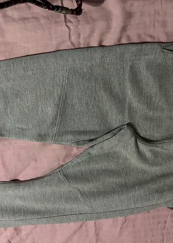 Gri Fermuarlı Eşofman Altı - Görsel 6