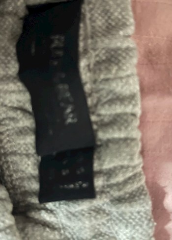 Pull and Bear Gri Fermuarlı Eşofman Altı