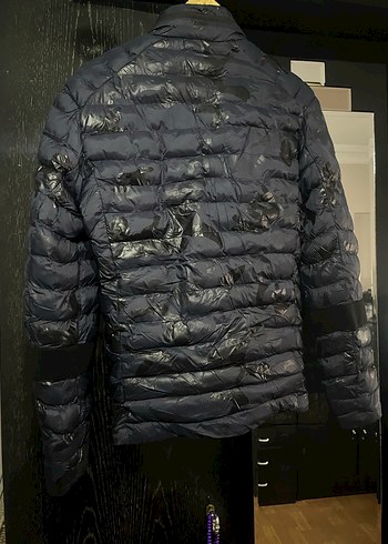 Mavi Erkek Şişme Mont, Sade Tasarım - Görsel 7