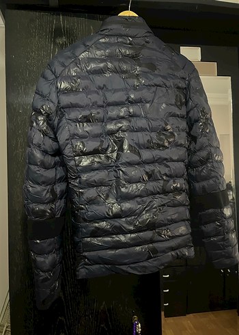 Mavi Erkek Şişme Mont, Sade Tasarım - Görsel 6