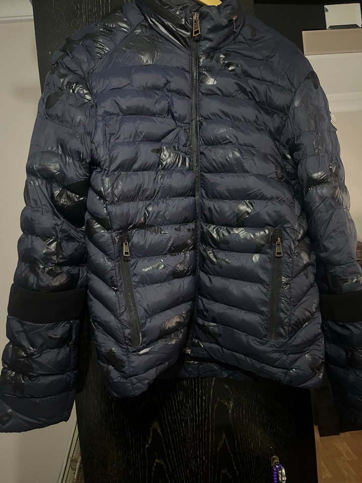 Mavi Erkek Şişme Mont, Sade Tasarım - Görsel 2