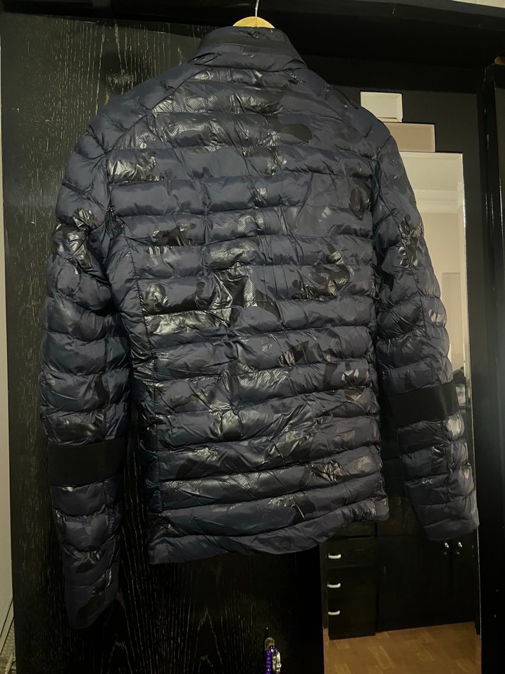 Mavi Erkek Şişme Mont, Sade Tasarım - Görsel 5