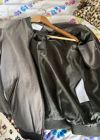 Bej Erkek Keten Fermuarlı Ceket - Görsel 5