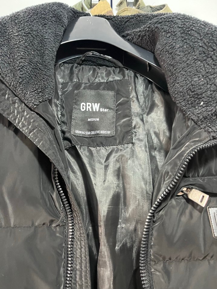 Siyah Erkek Street Wear Mont Kürklü - Görsel 5