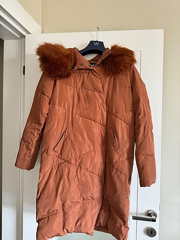 adL Kapüşonlu Peluşlu Çıtçıtlı Mont