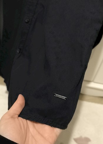 Siyah Erkek Uzun Kollu Gömlek - Görsel 4