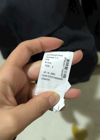 Siyah Erkek Uzun Kollu Gömlek - Görsel 8