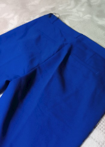 Kadın Mavi Kumaş Pantolon - Görsel 8