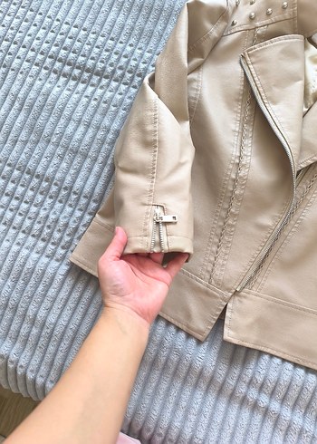 Deri Kadın Ceket - Görsel 8