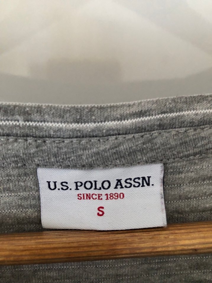 Kadın Gri USPA Team Baskılı Sweatshirt — görsel 4/5