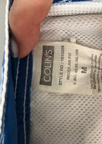 Mavi Baskılı Erkek Mayo Şort - Görsel 6