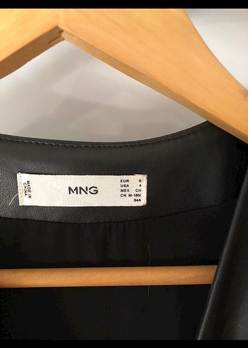 Kemerli Siyah Deri Kadın ceket elbise - Görsel 6