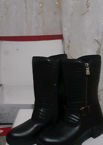 Bot Kemer Detaylı fermuarlı sıfır - Görsel 9