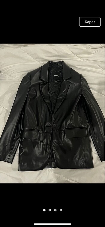 blazer deri ceket yeni pull and bear