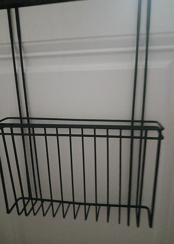 Siyah Metal Dolap Düzenleyici Sepet - Görsel 3