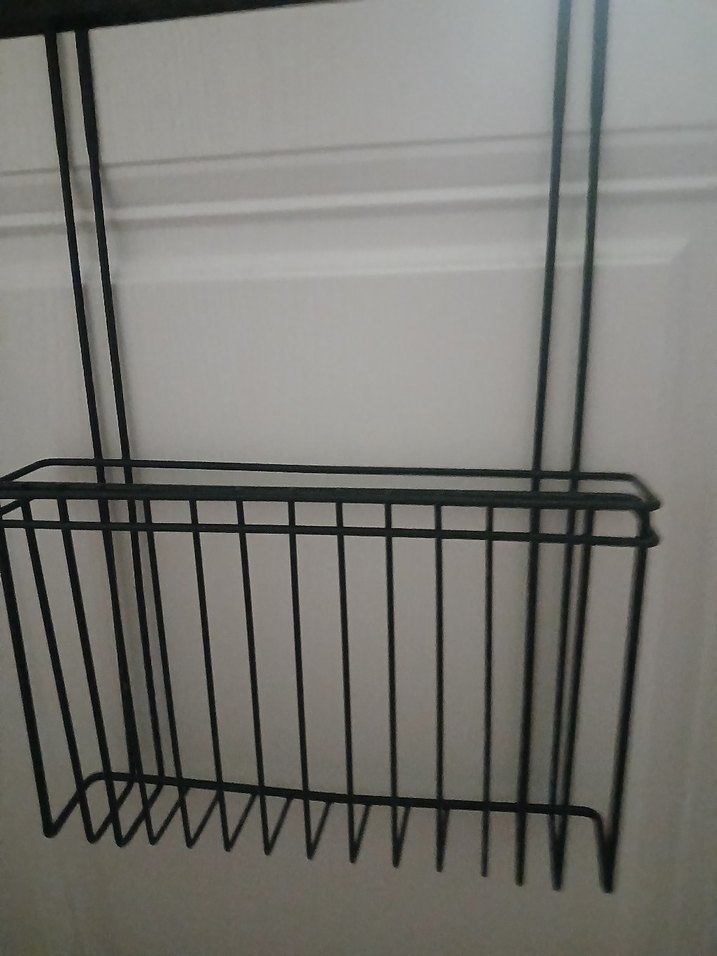 Siyah Metal Dolap Düzenleyici Sepet - Görsel 3
