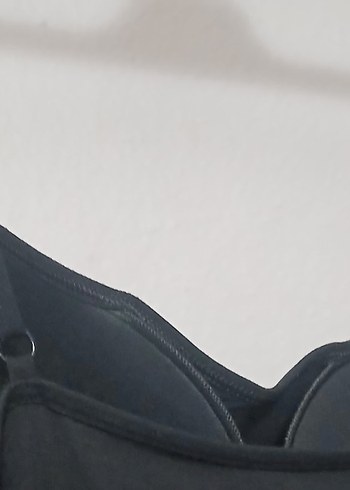 Siyah İnce Askılı Kadın Atlet dolgulu - Görsel 5