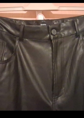 Deri Siyah erkekPantolon - Görsel 2