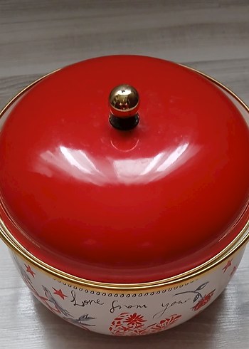 Parlak Beyaz Kulplu Tencere - Görsel 6