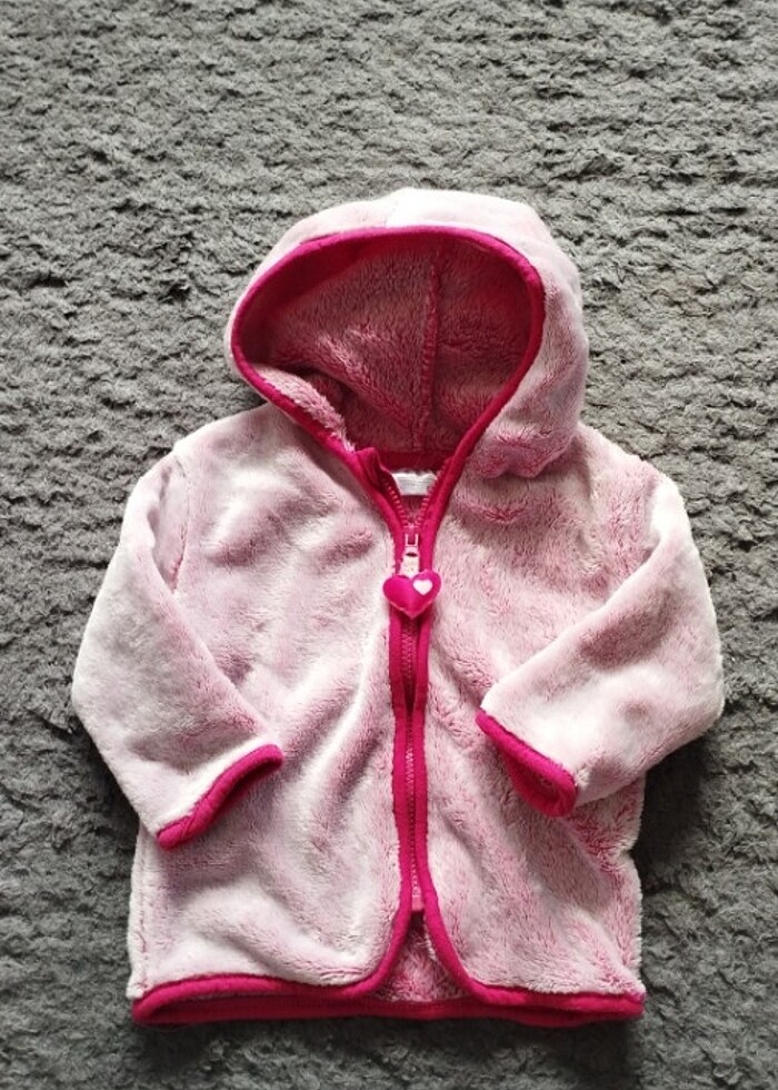 Kız bebek polar hırka - Görsel 2