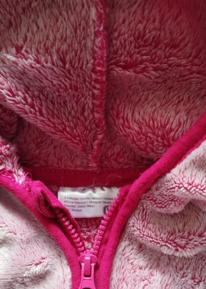 Kız bebek polar hırka - Görsel 3