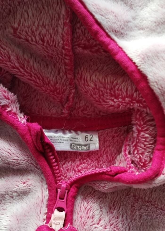 Kız bebek polar hırka - Görsel 4