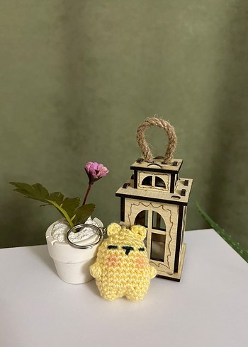 Sarı  Örgü Ayıcık Anahtarlık 
çoklu alımlarda indirim yapılır - Görsel 3