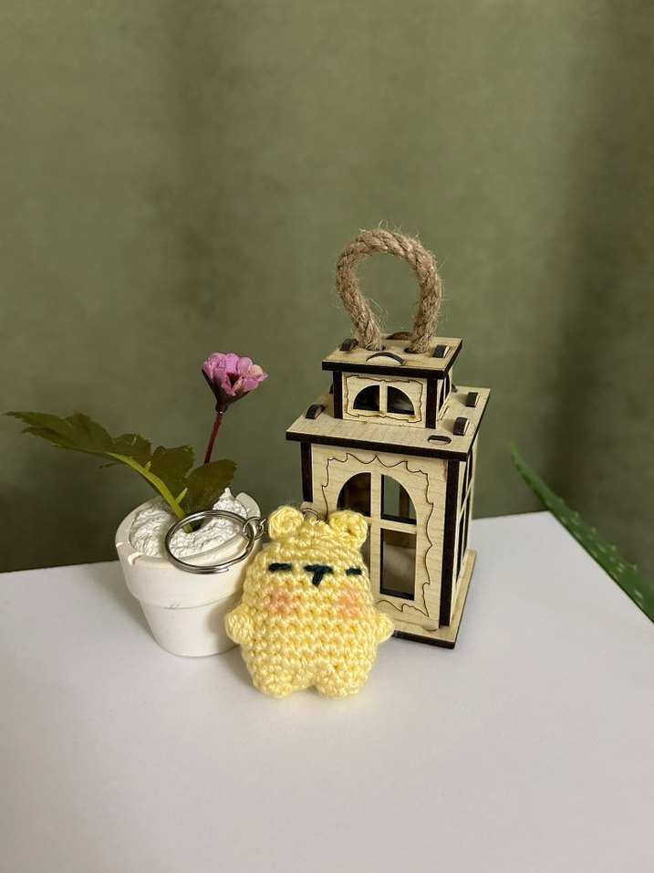 Sarı  Örgü Ayıcık Anahtarlık 
çoklu alımlarda indirim yapılır - Görsel 2