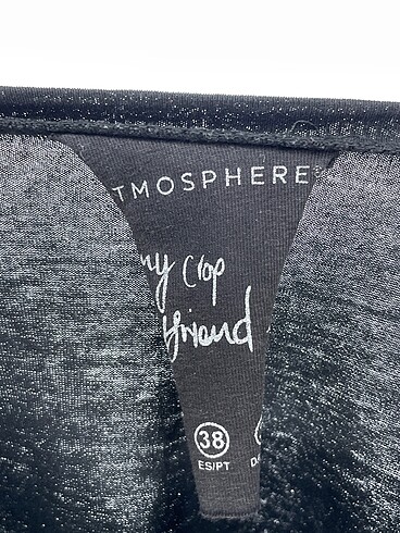 38 Beden siyah Renk Atmosphere T-shirt %70 İndirimli.
