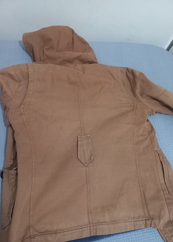 Kahverengi keten Erkek Günlük mont - Görsel 2
