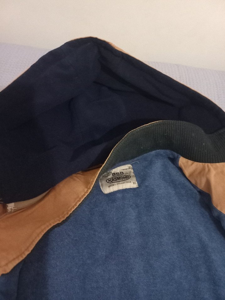 Kahverengi keten Erkek Günlük mont - Görsel 3