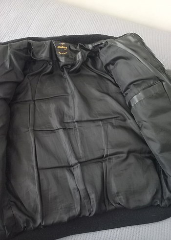 Siyah Deri erkek Kışlık Mont - Görsel 2