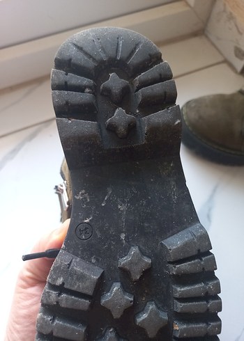 Haki kiz cocuk Süet Bot - Görsel 3