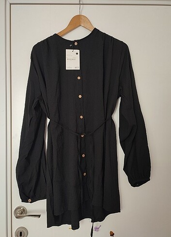Suud Collection Siyah Tunik 36/38