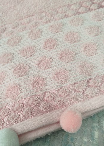 Pembe Ponponlu El Havlusu - Görsel 2