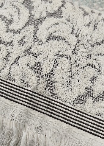 Siyahi Nakışlı Bohem El Havlusu - Görsel 2