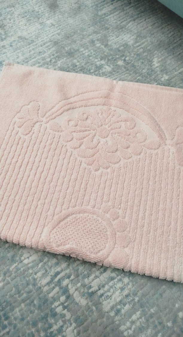 Pudra Nakışlı Ayak Havlusu - Görsel 2
