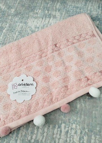 Nakışlı Pembe Bohem El Havlusu - Görsel 2