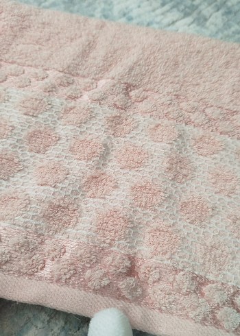 Nakışlı Pembe Bohem El Havlusu - Görsel 3