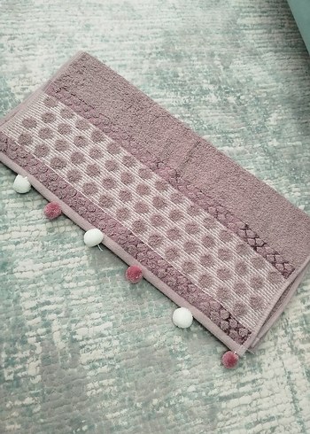 Pembe Bohem Nakışlı Havlu - Görsel 2