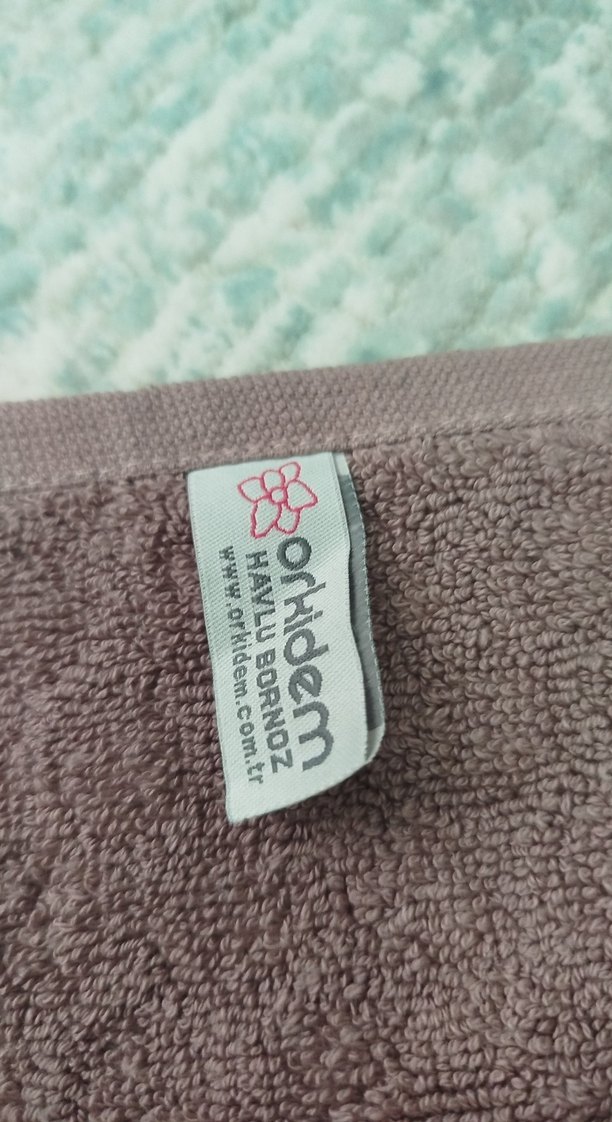 Bohem Stil Mürdüm Ayak Havlusu - Görsel 2