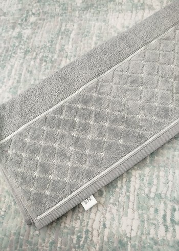 Modern Klasik Gri El Havlusu - Görsel 2