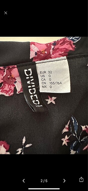 H&M H&M Divided şifon crop bluz